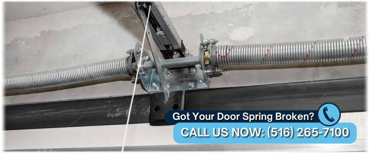 Broken Garage Door Spring Jericho NY